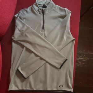 Oakley Taupe Quarter-Zip Pullover